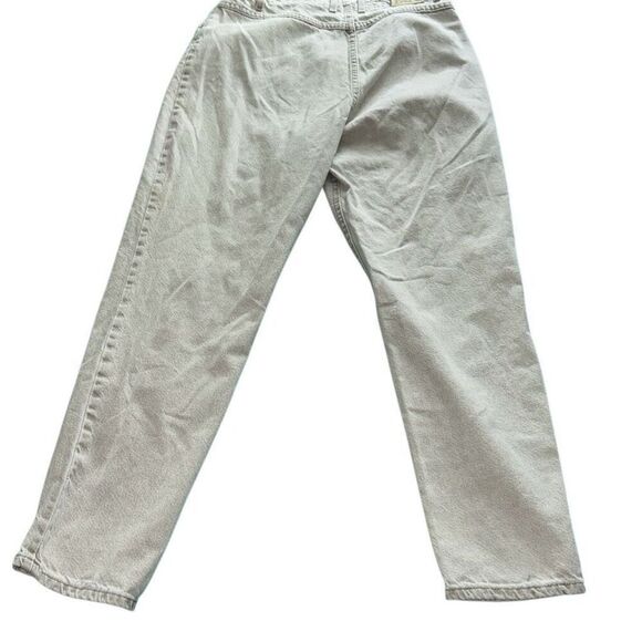 Vintage Lee women’s jeans light wash size 14 medium white wash style classic 90s - Picture 3 of 11